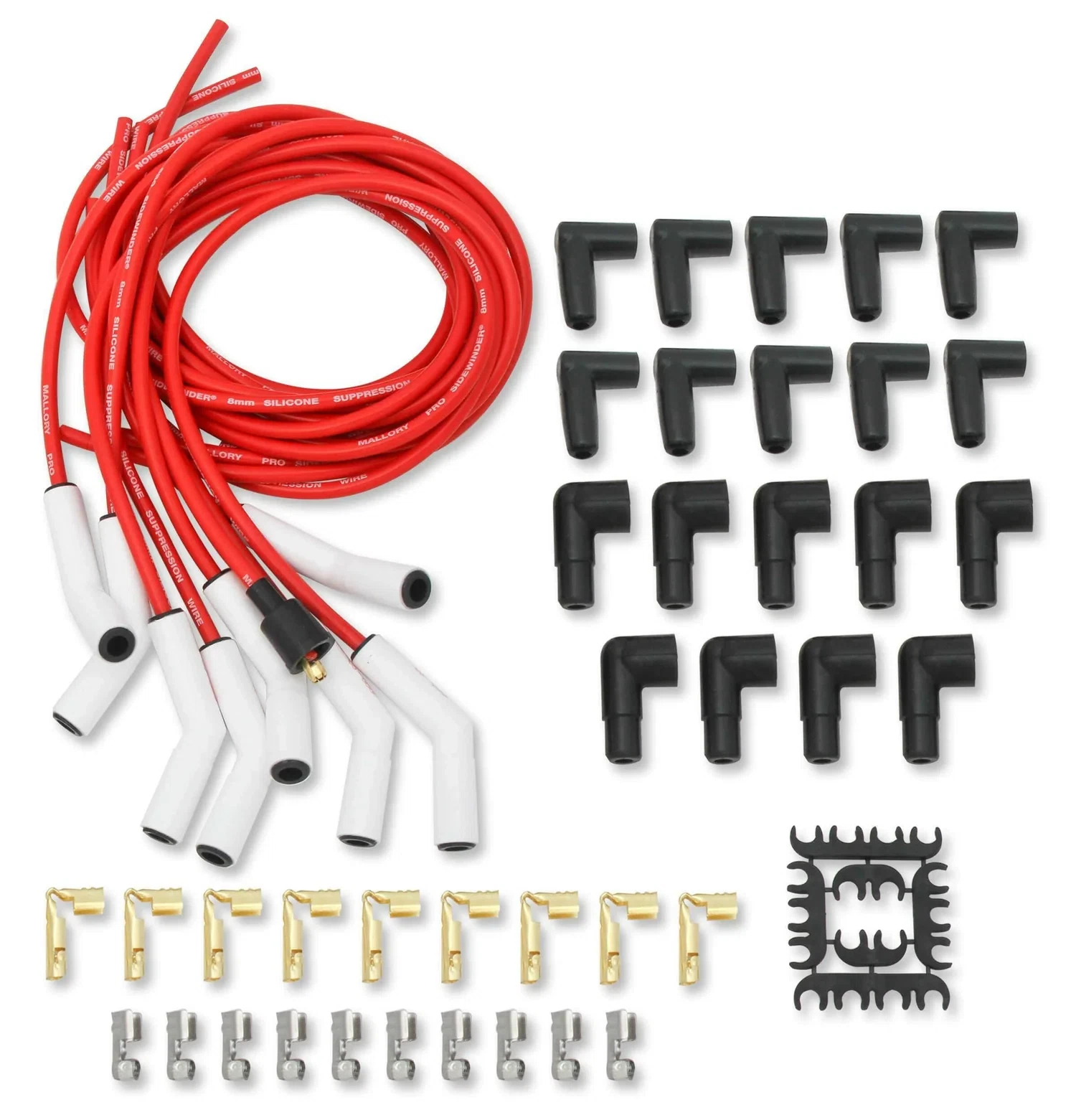 MSD 947C - Ignition 947C Mallory PSW Ceramic Spark Plug Wire Set